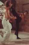 Bruce Lee y Chuck Norris en el combate final de El furor del drag�n